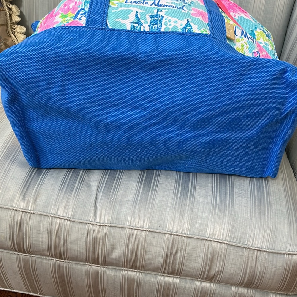 Lilly Pulitzer Mercato Tote "Lilly Loves DC" - NWT - Picture 7 of 11
